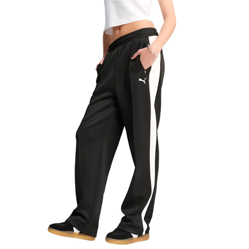 PUMA Womens T7 ALWAYS ON  Straight Track Pants - Black