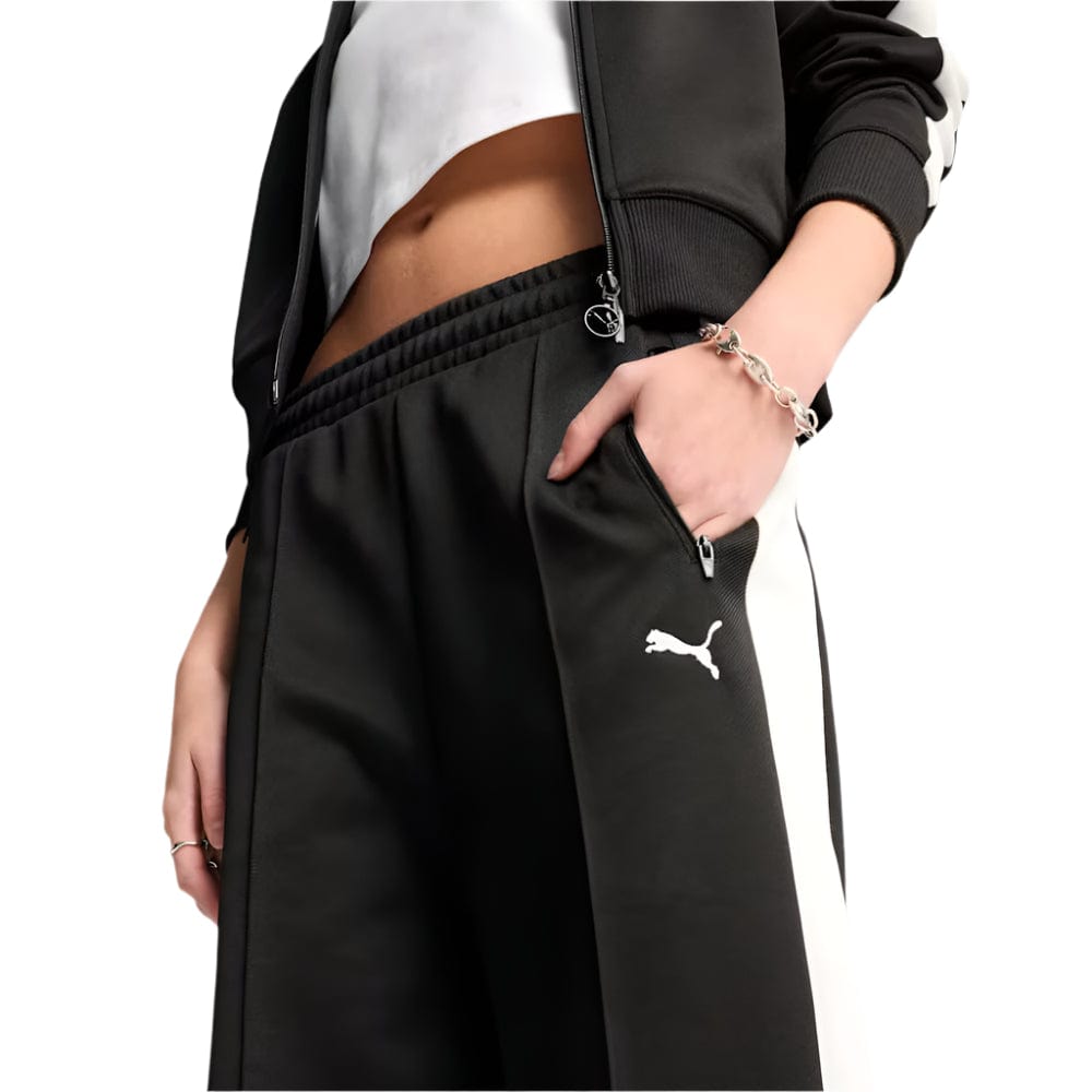 PUMA Womens T7 ALWAYS ON  Straight Track Pants - Black