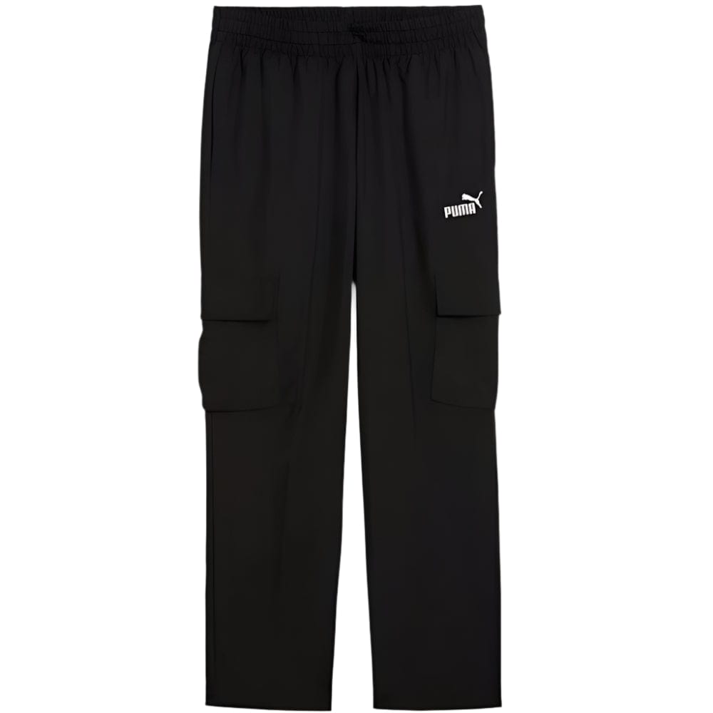 PUMA Essentials No. 1 Logo Men's Woven Cargo Pants - Black