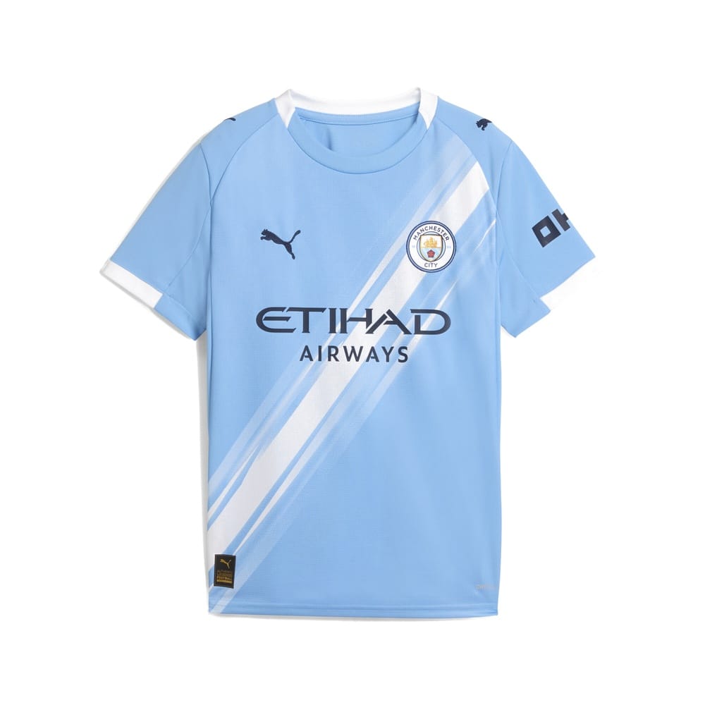 PUMA Childrens Manchester 2026 Home Jersey - Light Blue / White