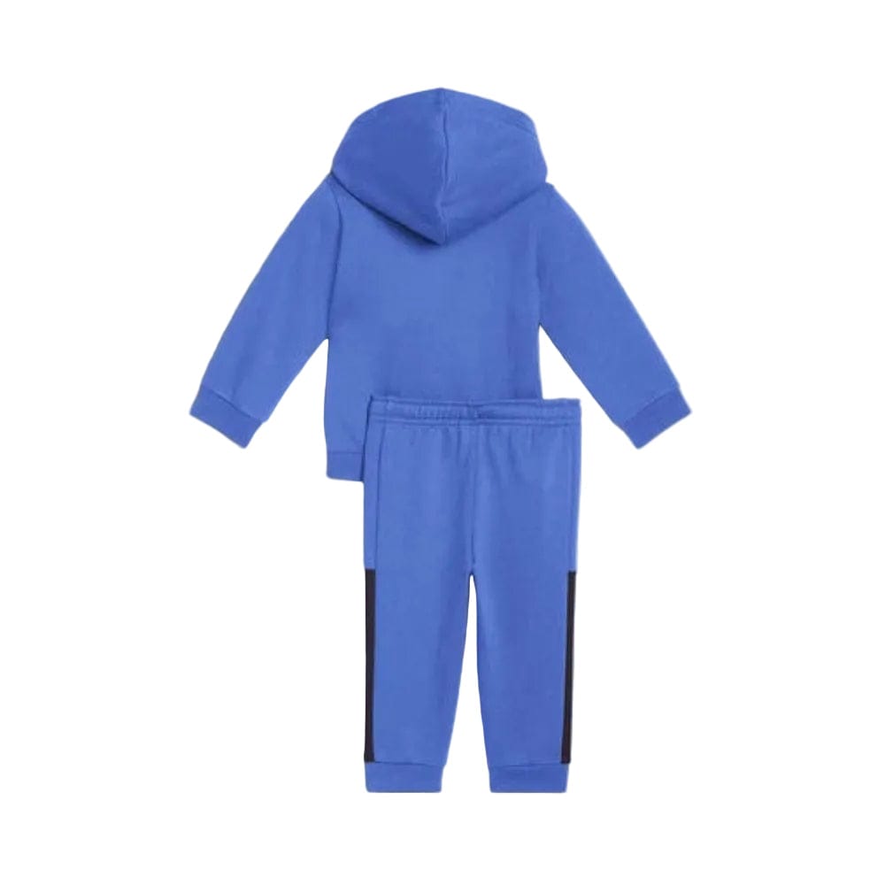PUMA Infants Minicats Essentials Block Hooded Set - Mountain Blue
