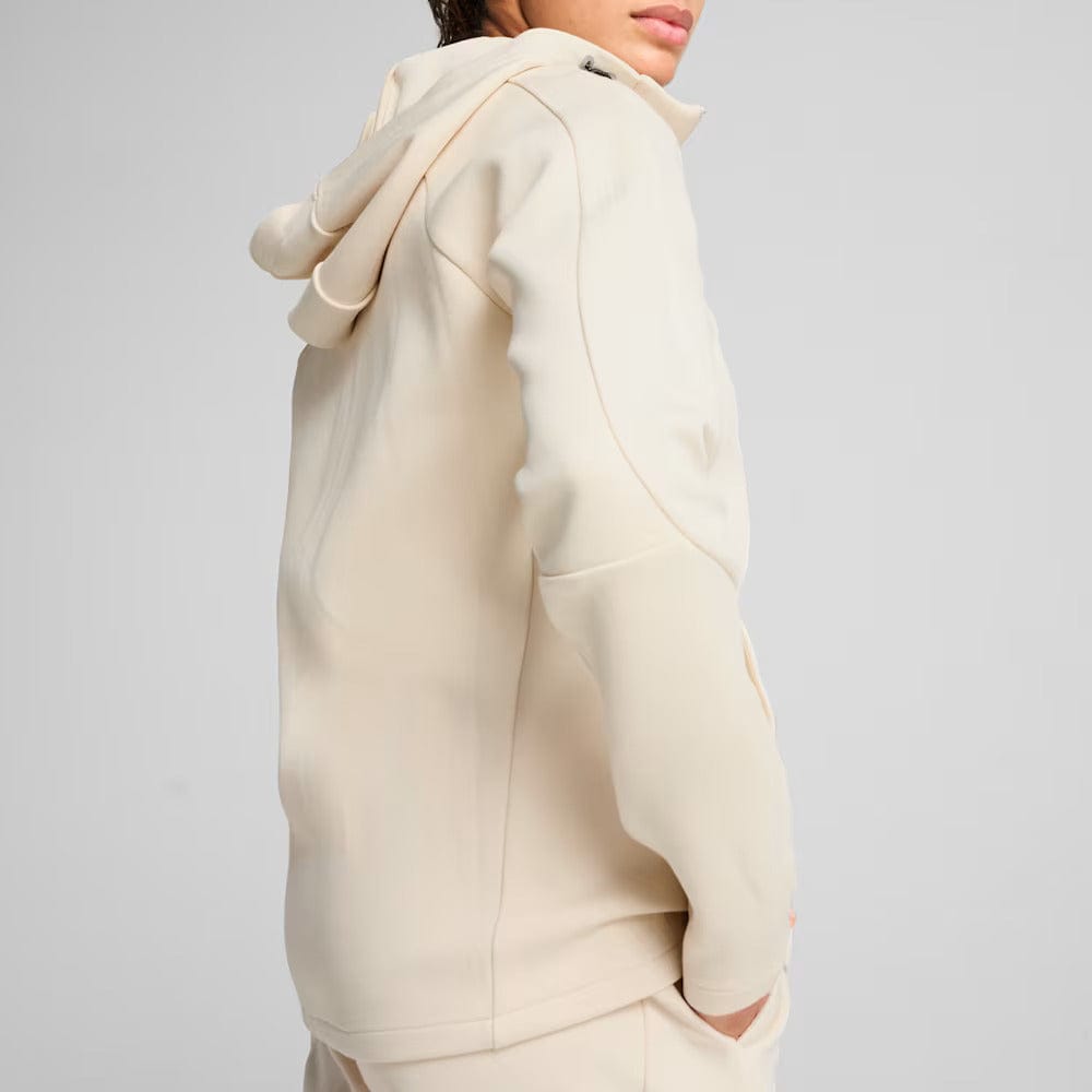 PUMA Women's EVOSTRIPE Full-Zip Hoodie - Alpine Snow