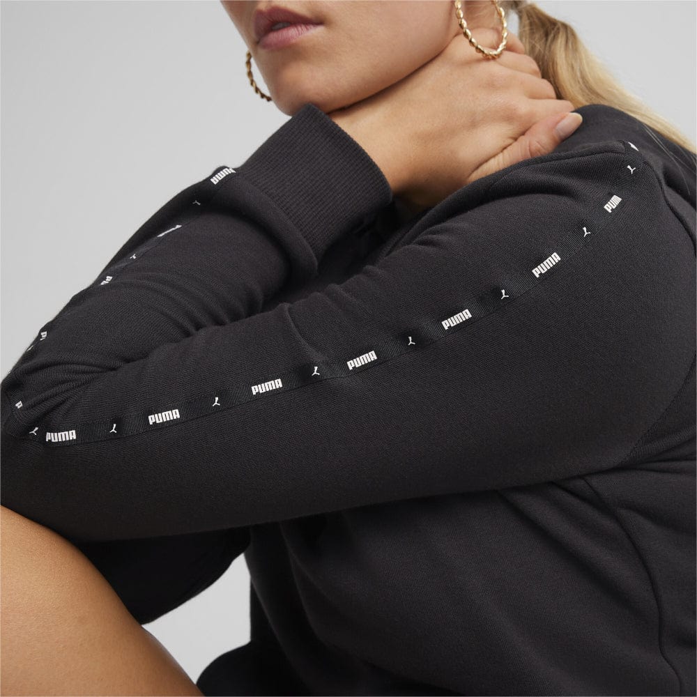 PUMA Womens ESS TAPE Hoodie TR - Black
