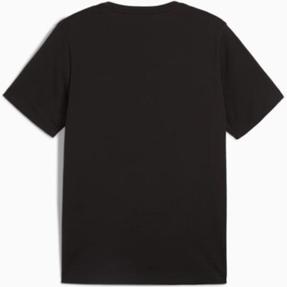 PUMA Essentials 2 Colour Logo Tee - Black / Red Mazing
