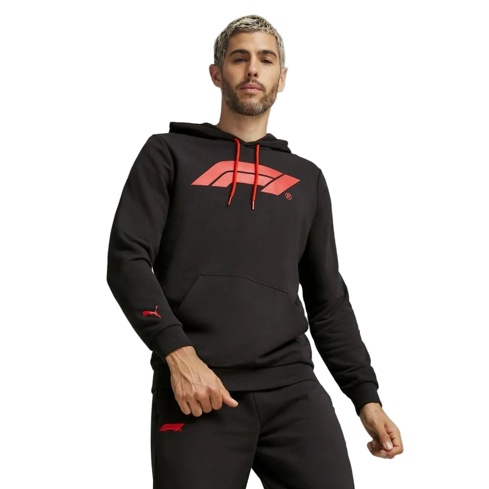 PUMA F1 Essntials Logo Hoodie - Black