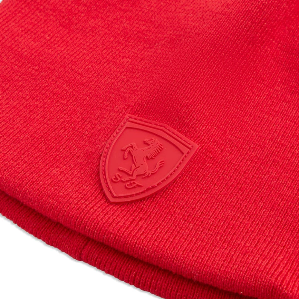 PUMA Ferrari Pro Cuffless Beanie - Rosso Corsa Red