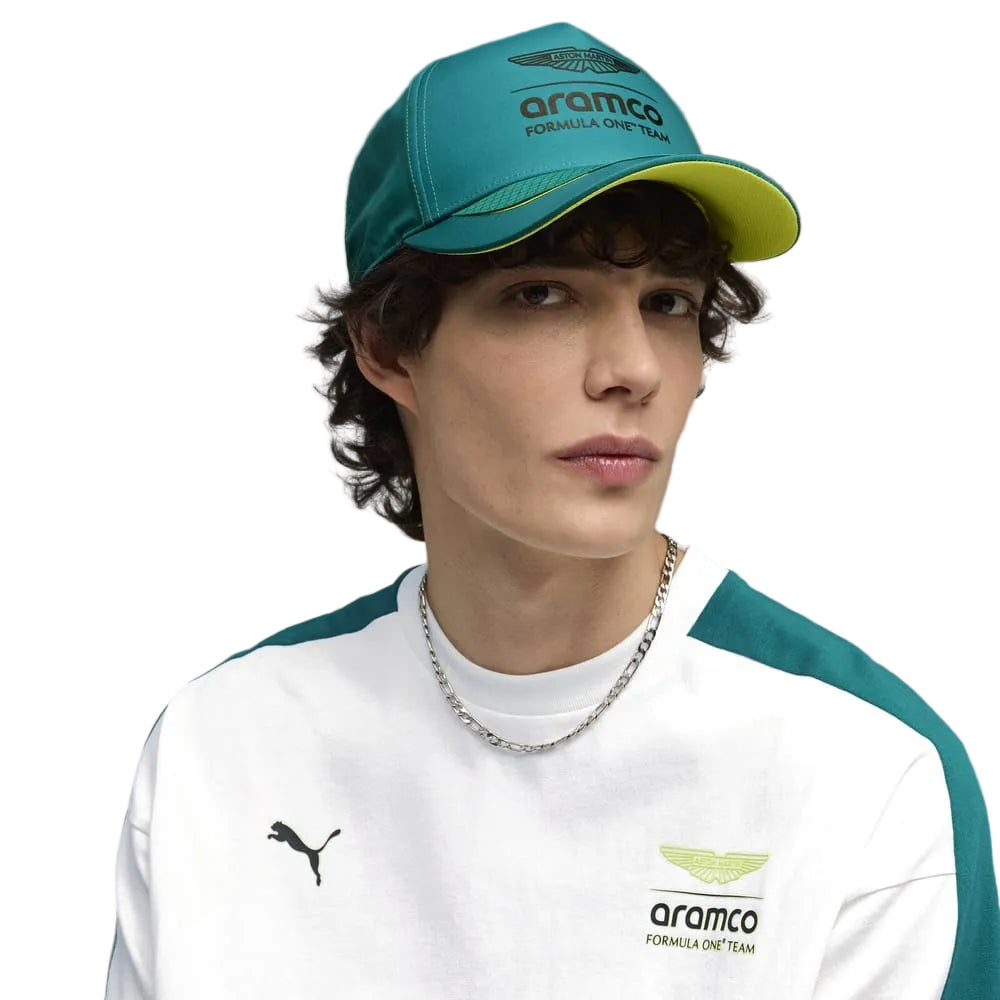 PUMA X Aston Martin Aramco F1 Baseball Cap - Green Lux