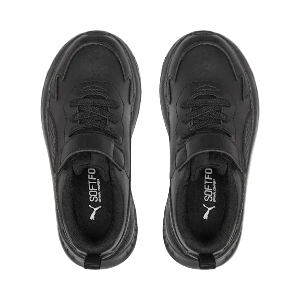 PUMA Childrens Evolve Run - Black / Black