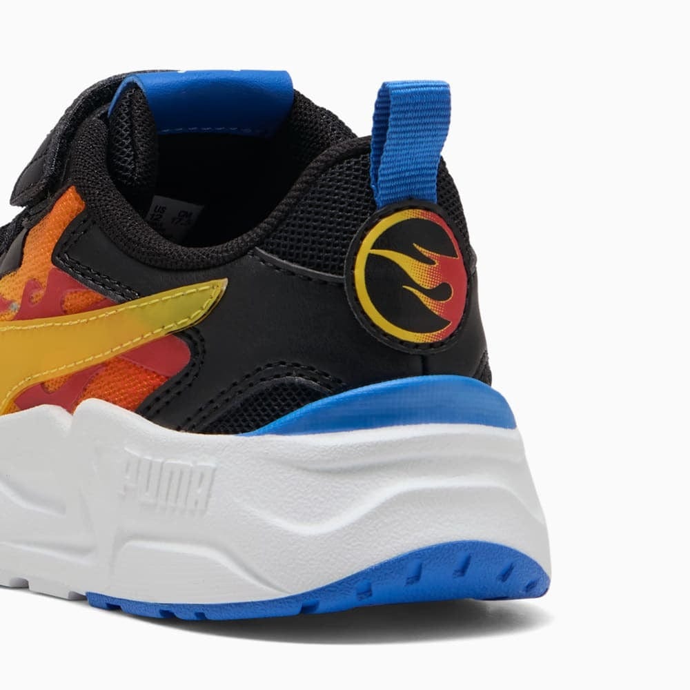 PUMA Childrens Trinity Lite Hot Wheels AC+ - Black / Maple / Red