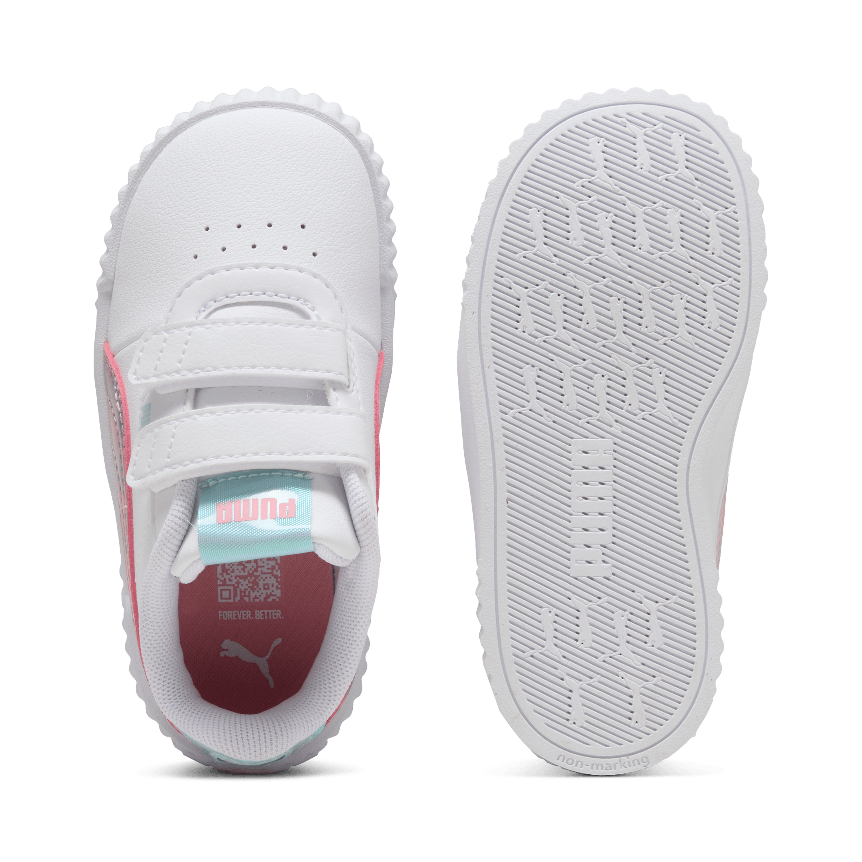 PUMA Infants Carina 3.0 Space Belle - White