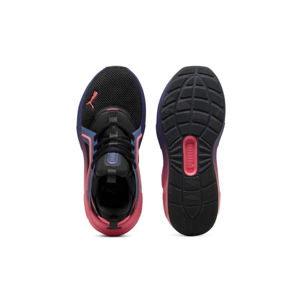 PUMA Kids Softride Enzo 5 - Black / Blue Crystal / Peach
