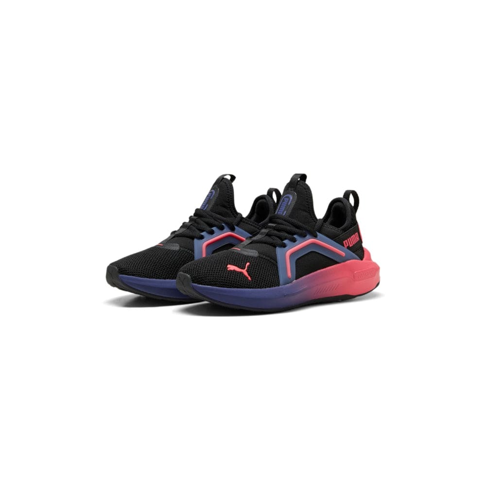 PUMA Kids Softride Enzo 5 - Black / Blue Crystal / Peach