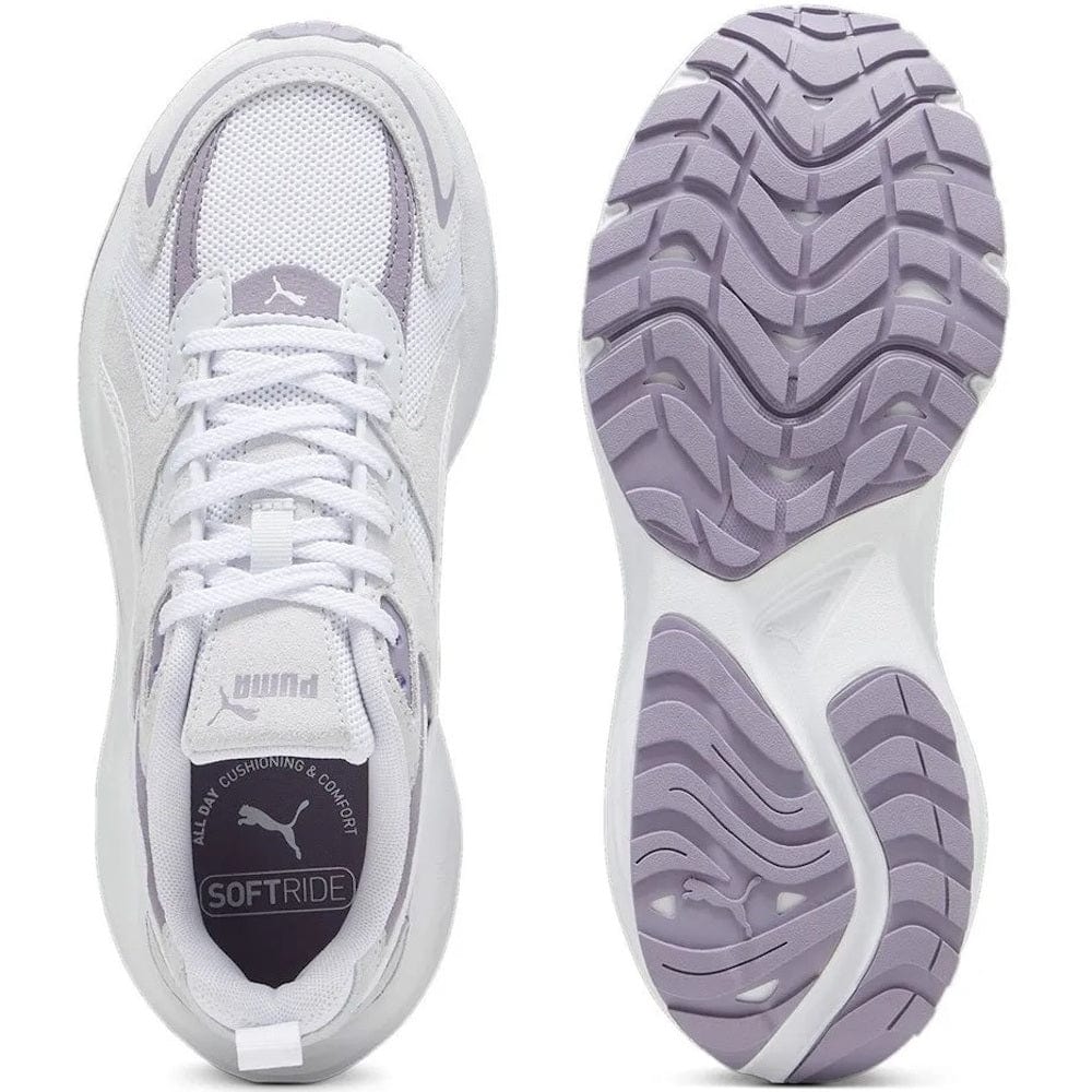 PUMA Hypnotic LS - Silver / White / Plum