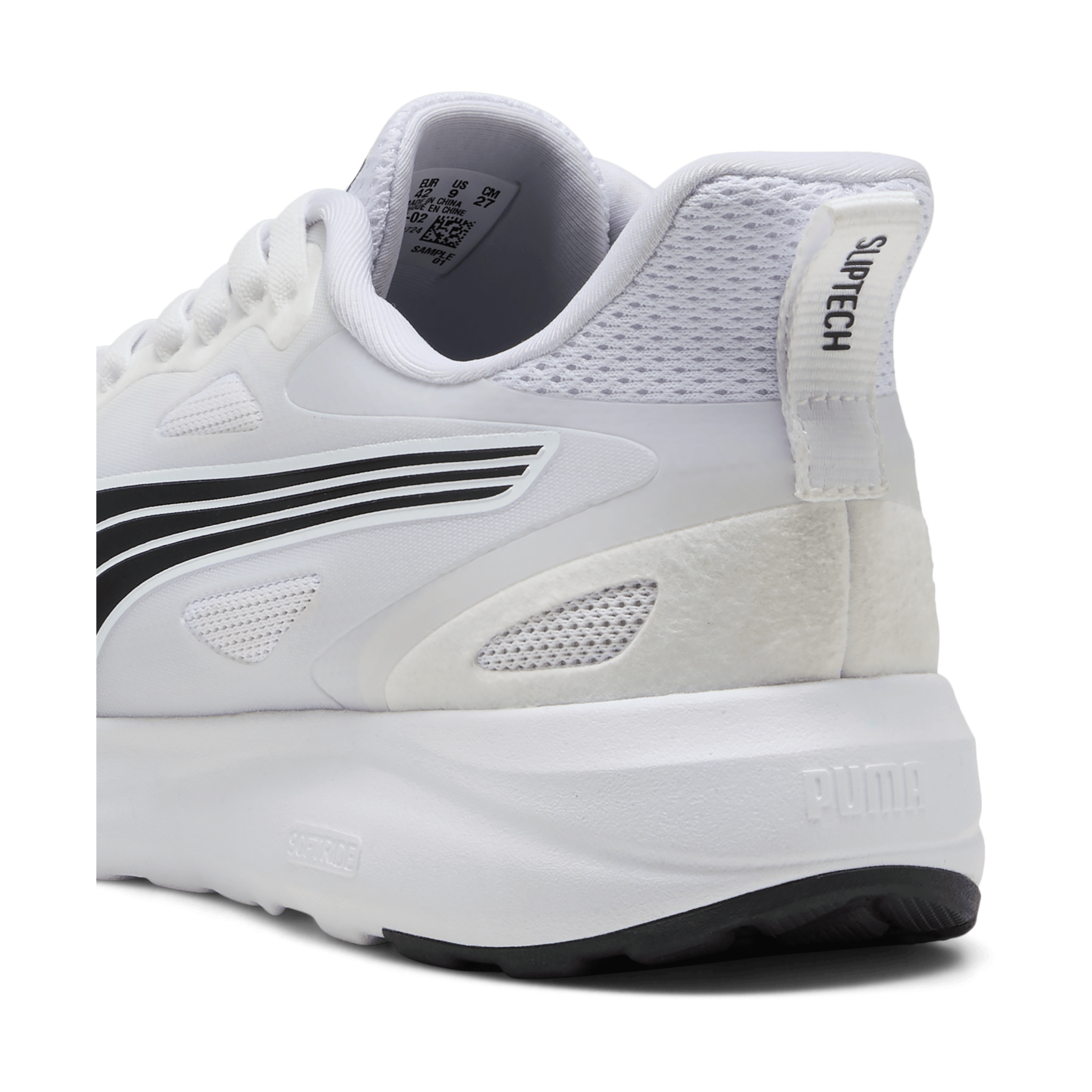 PUMA Softride Cosmic Street Sliptech - White / Black