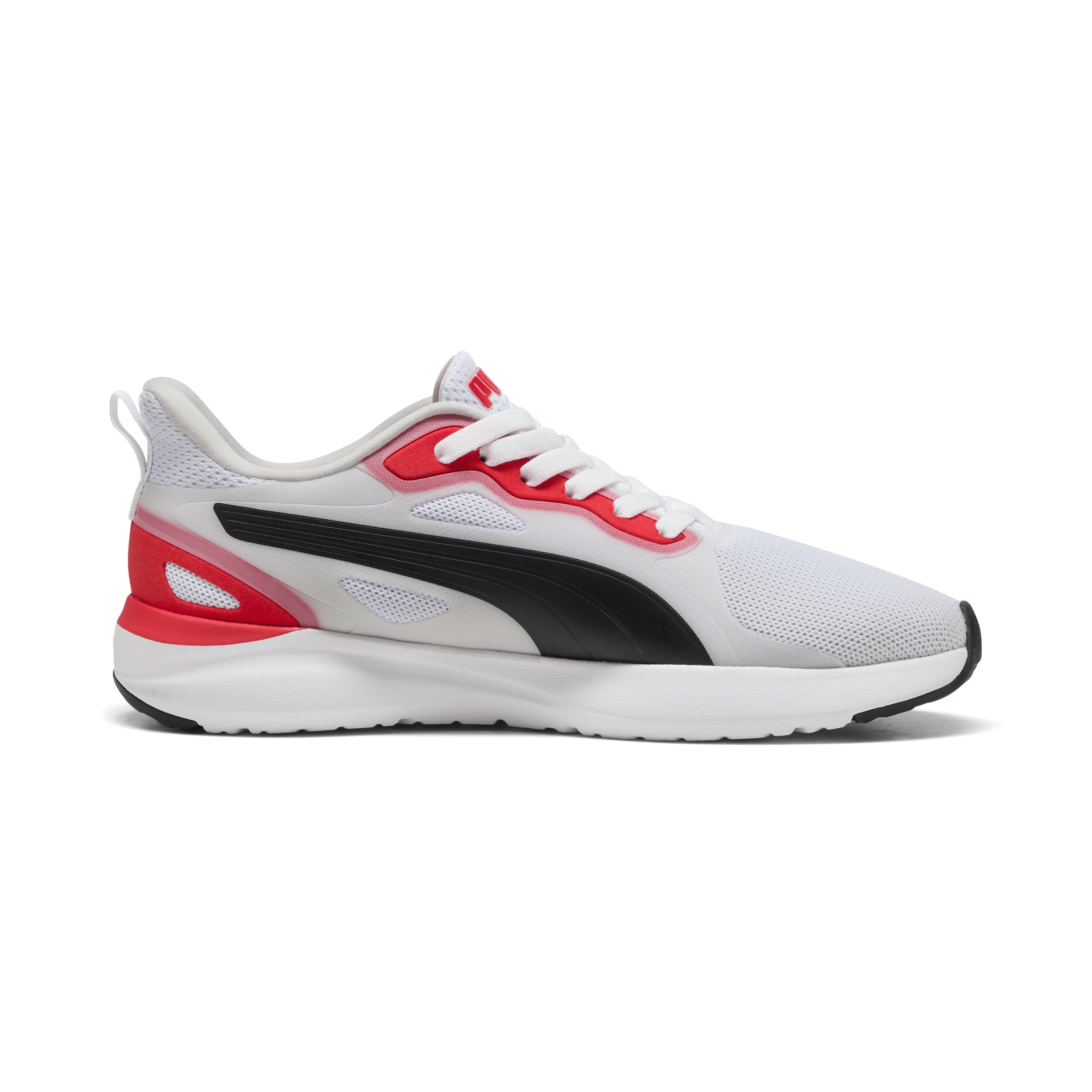 PUMA Softride Cosmic Street Sliptech - White / Black / All Time Red