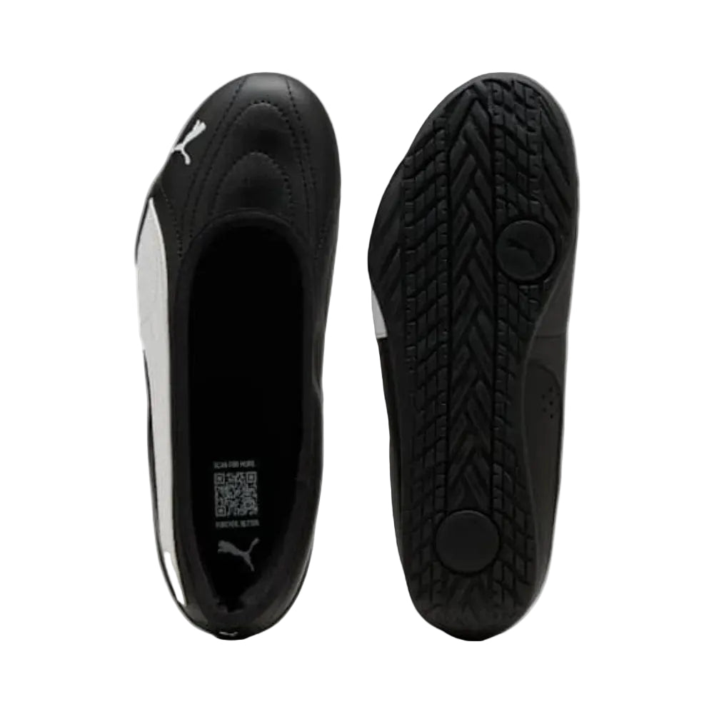 PUMA Women's Catch Soleil Ballerina - Black / White