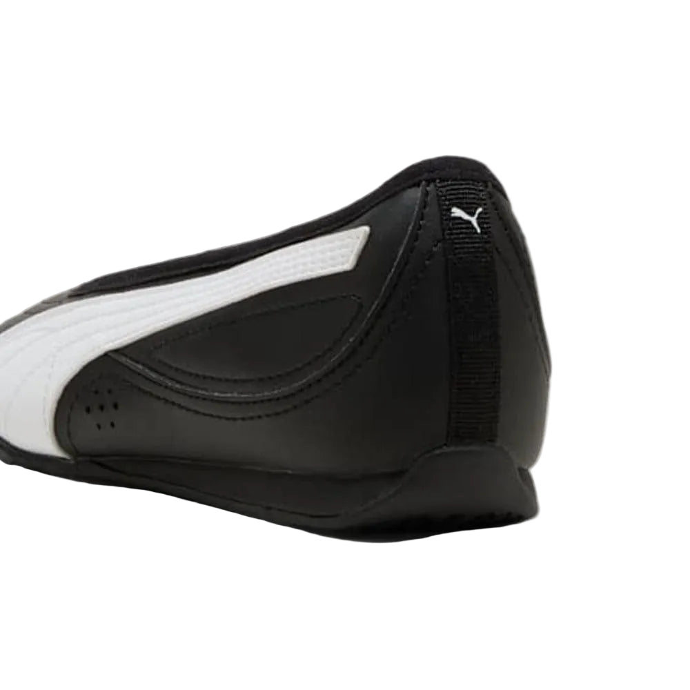 PUMA Women's Catch Soleil Ballerina - Black / White