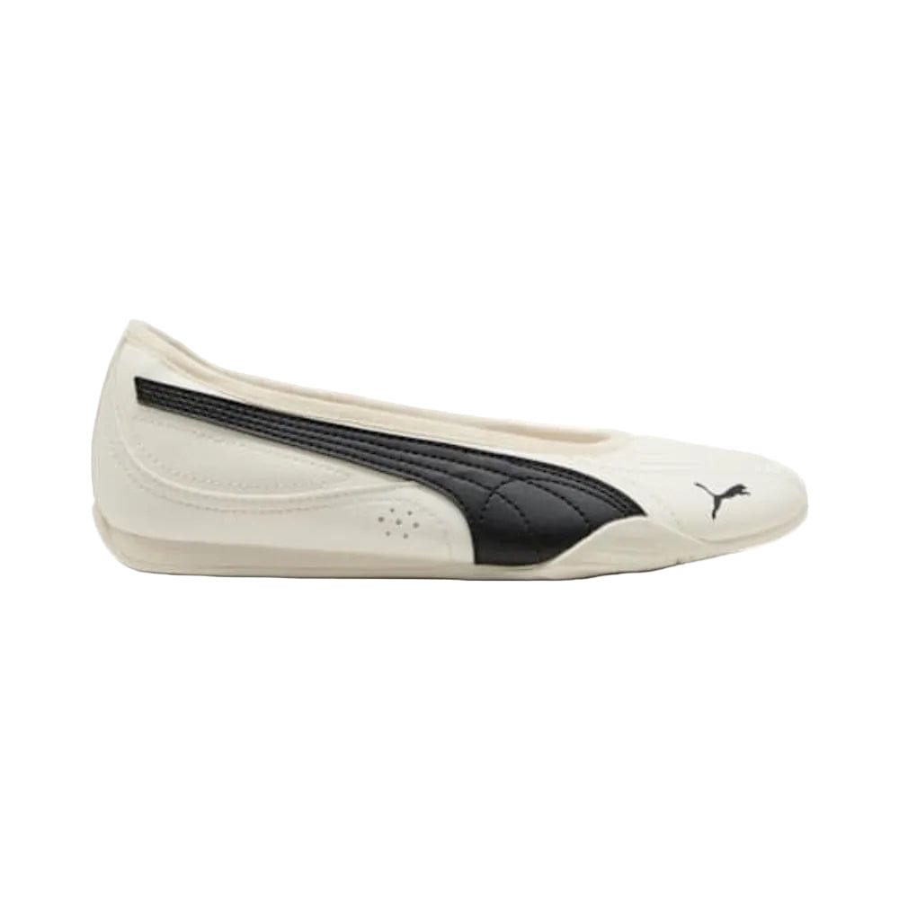 PUMA Women's Catch Soleil Ballerina - White / Black