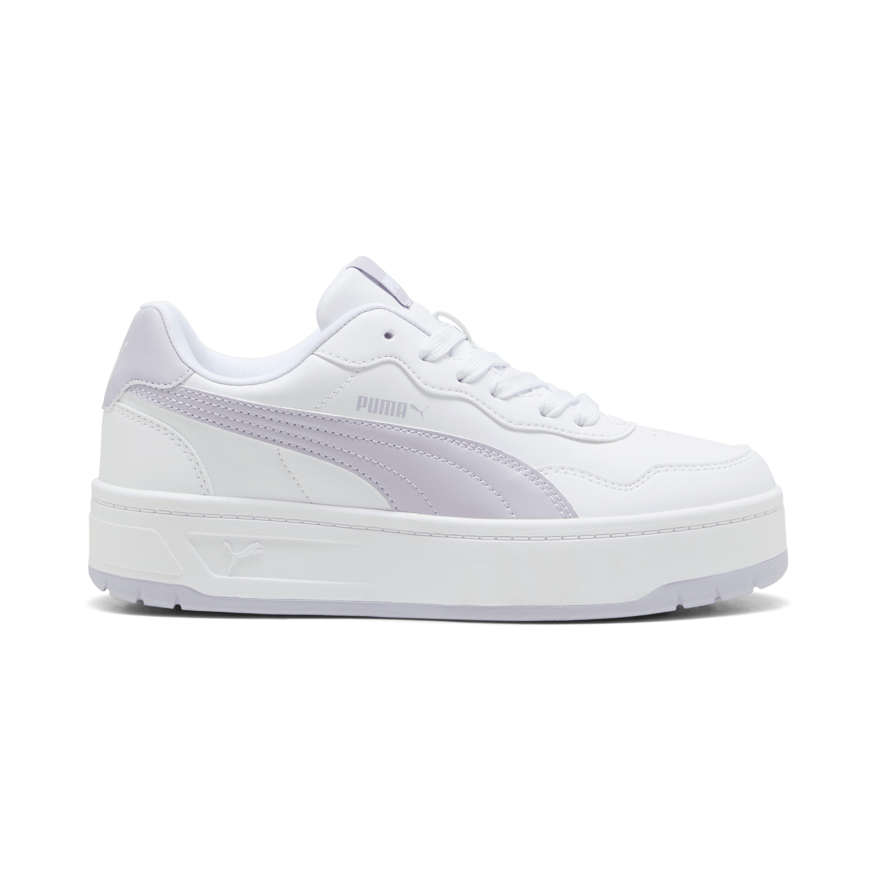 PUMA Womens Court Lally Skye - White / Lilac Crush