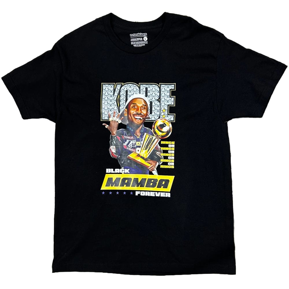 Retro Kings Mamba Championship Toon Tee - Black