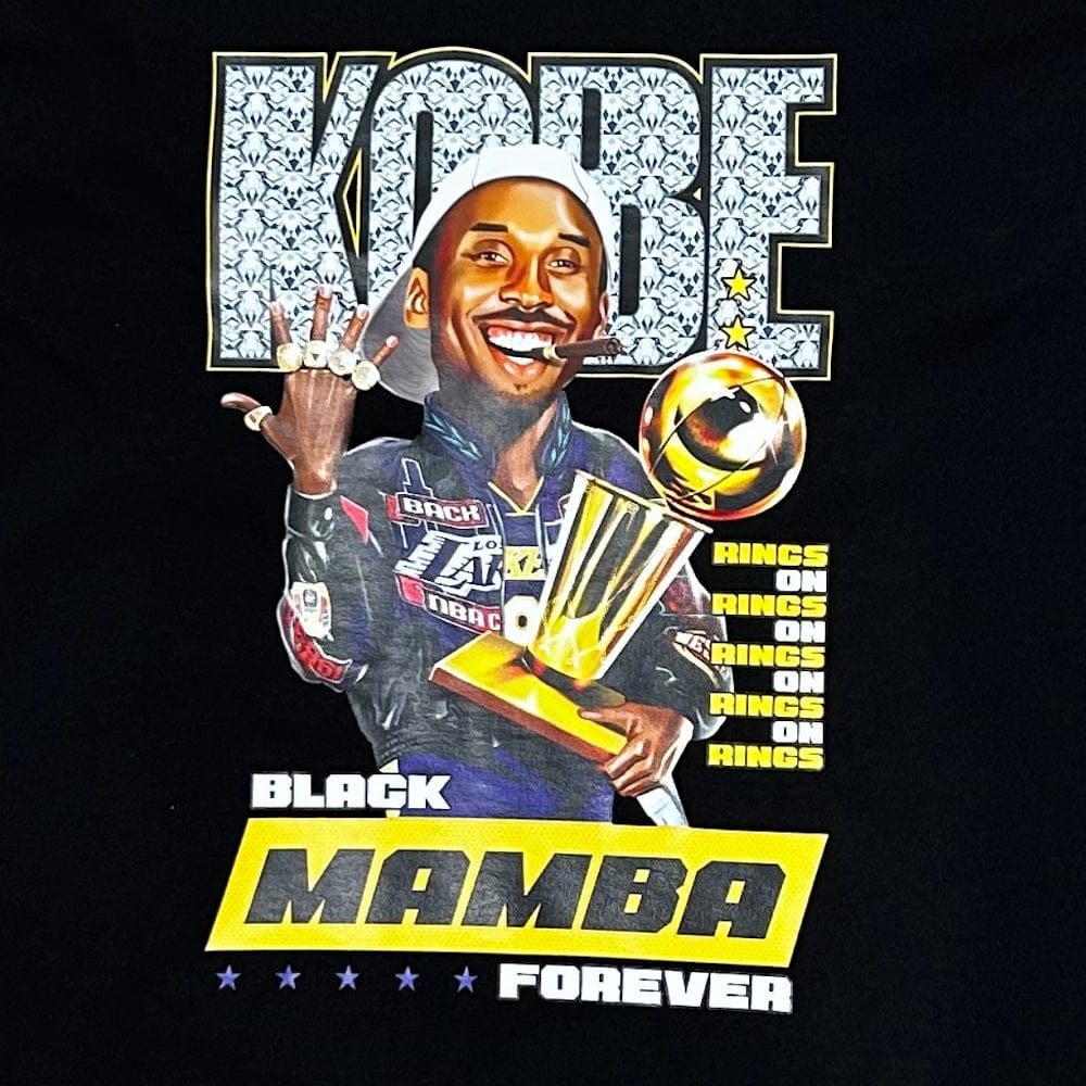 Retro Kings Mamba Championship Toon Tee - Black