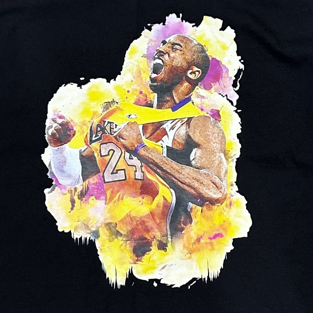 Retro Kings Mamba Watercolour Tee - Black