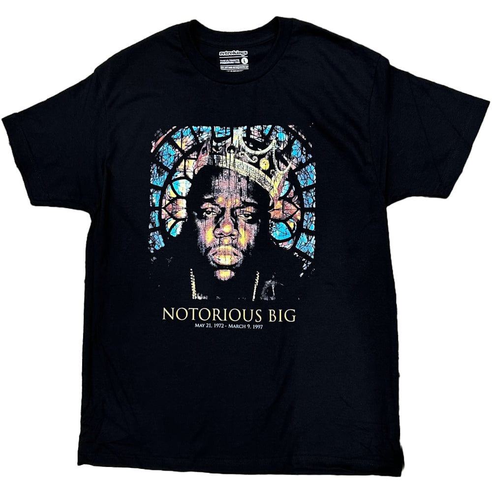 Retro Kings Notorious Stained Glass Tee - Black
