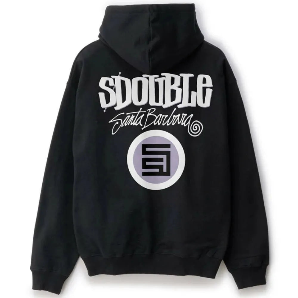 S / DOUBLE Womens Combo Platter Hood - Black