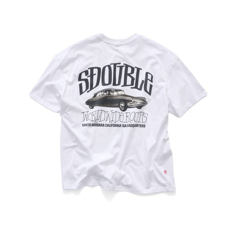 S / DOUBLE Citreon Tee  - White