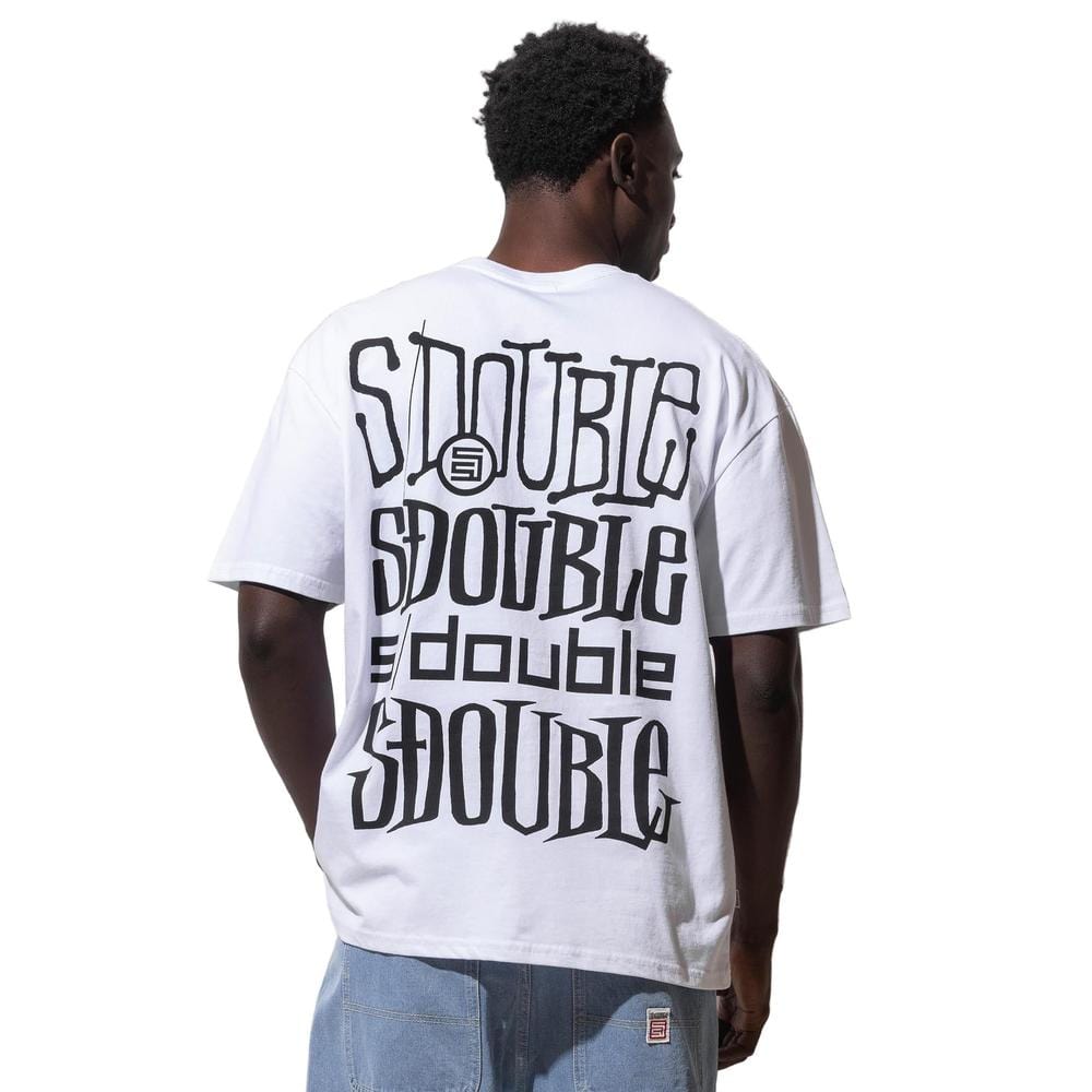 S / DOUBLE Logofest SS Tee - White