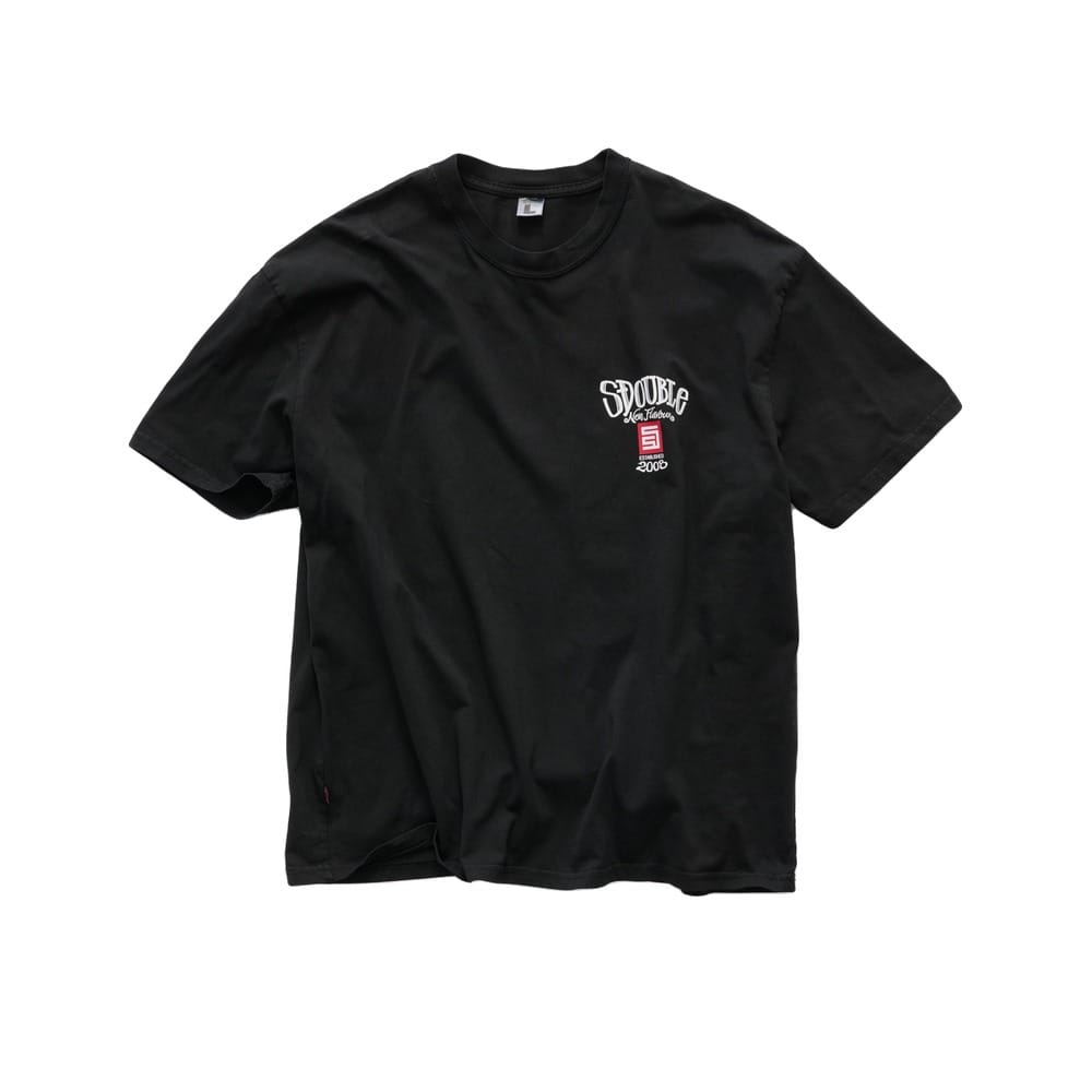 S / DOUBLE New Flavour Tee - Pigment Black