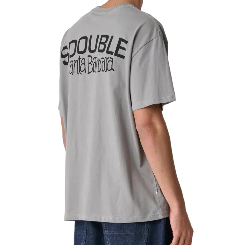 S / DOUBLE Santa Barbara SS Tee - Steel Grey
