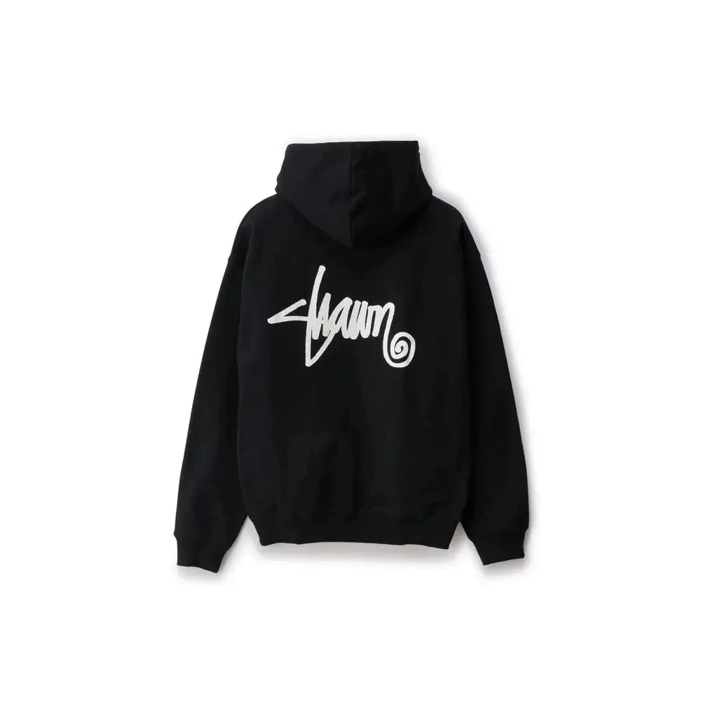 S / DOUBLE Shawn Script Hood - Black / White