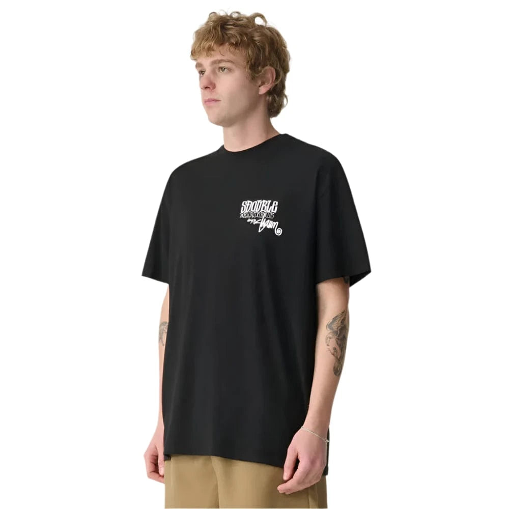 S / DOUBLE World Wide Roots Tee - Black