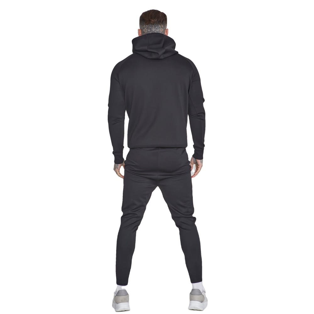 SikSilk Essential Poly Hoodie - Black