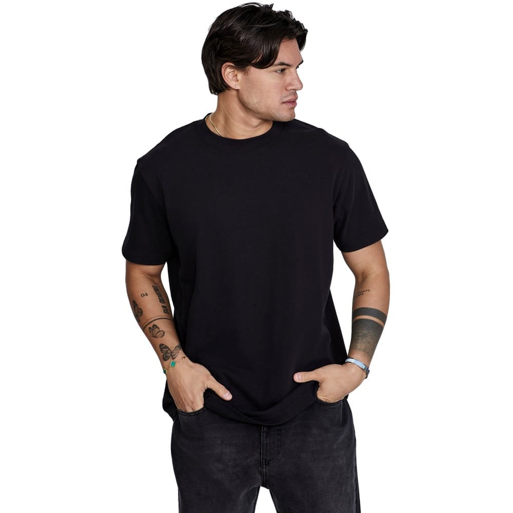 SikSilk Filigree Tee - Black