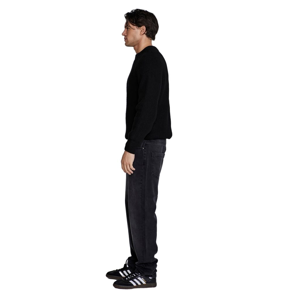 SikSilk Knitted Sweater - Black