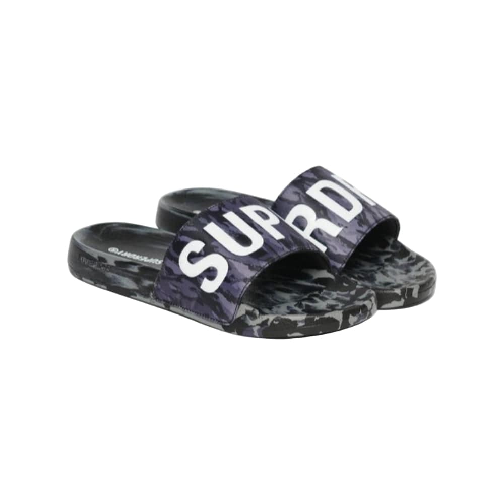 Superdry Core Camo Slide - Dark Grey Tiger Camo