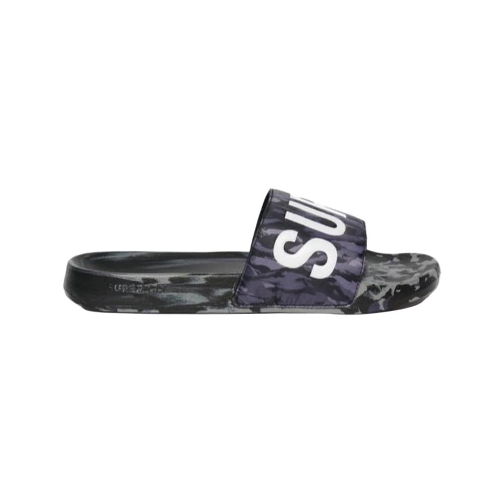 Superdry Core Camo Slide - Dark Grey Tiger Camo