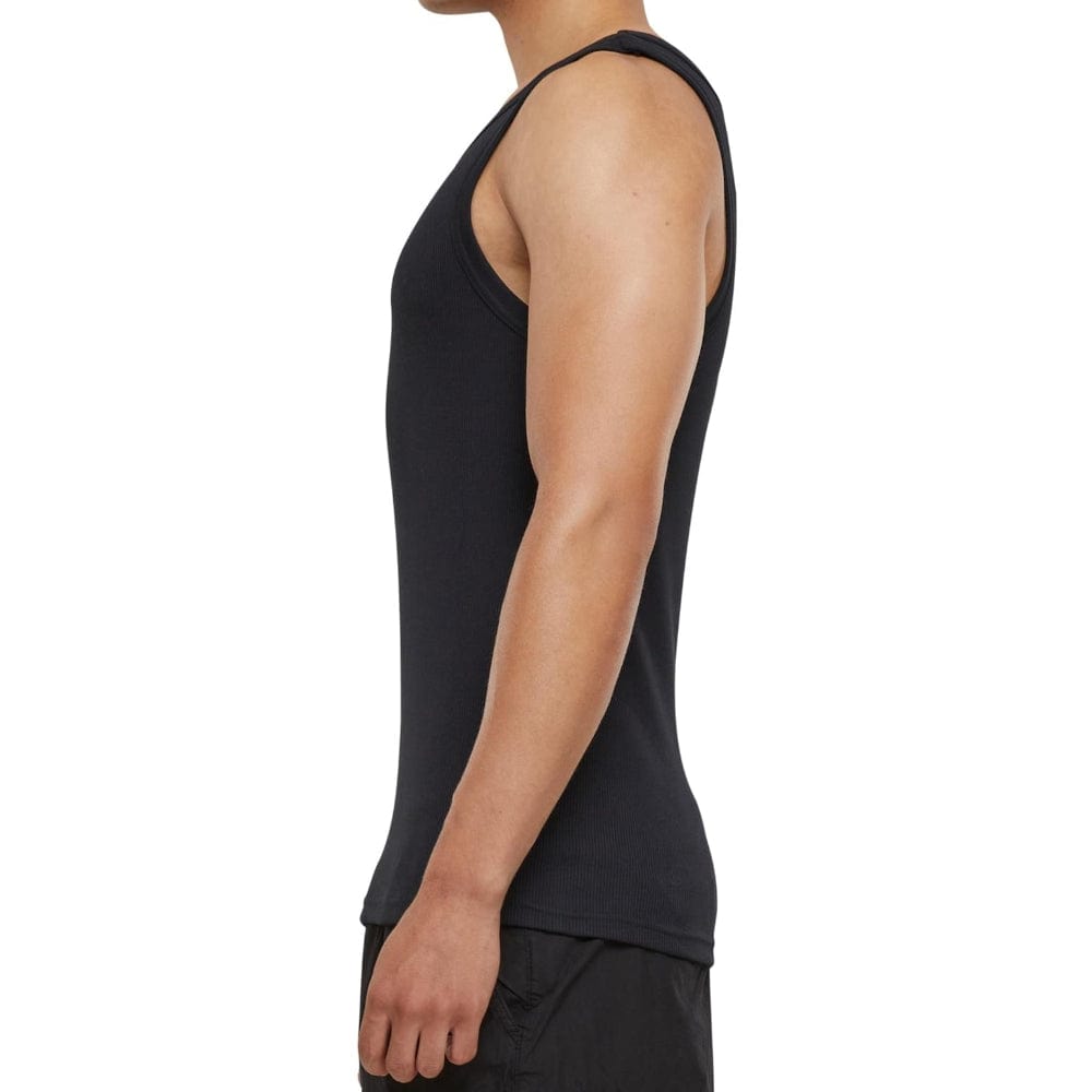 Urban Classics 2x2 Rib Tank Top - Black