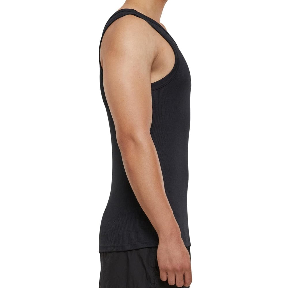 Urban Classics 2x2 Rib Tank Top - Black