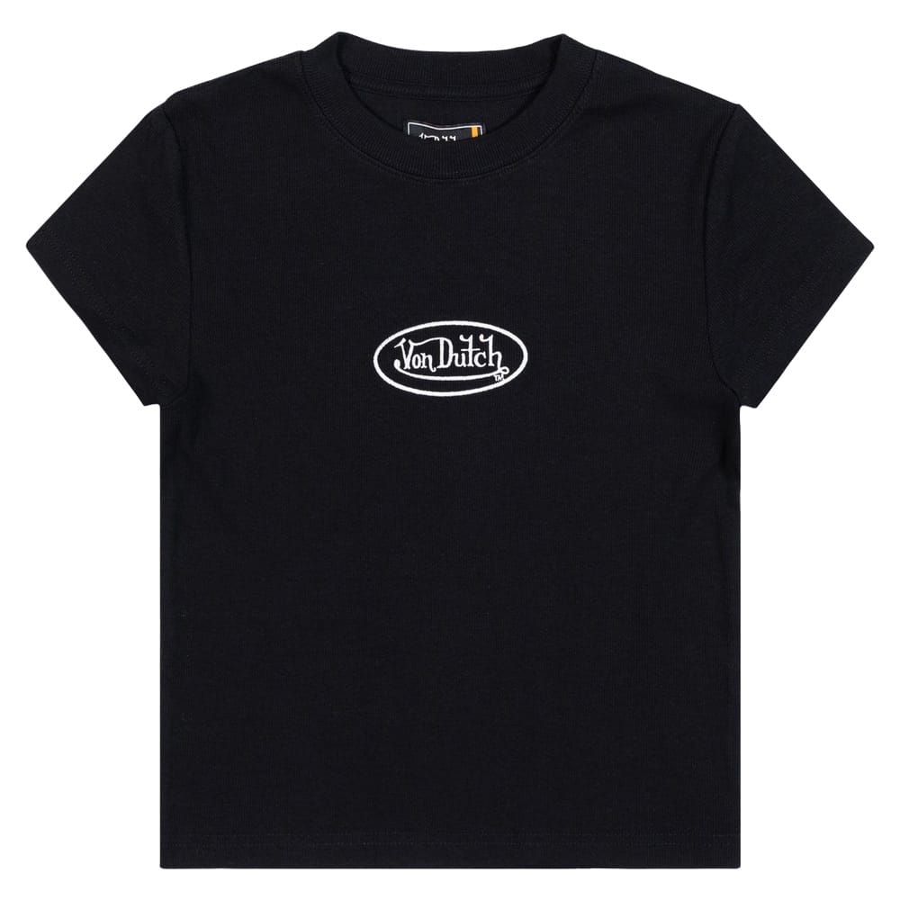 Von Dutch Oval Baby Tee - Black
