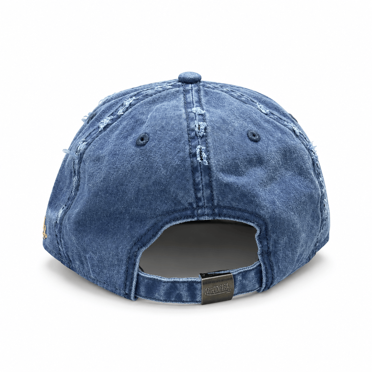 Von Dutch Destroyed Dad Cap - Washed Navy - Image 2
