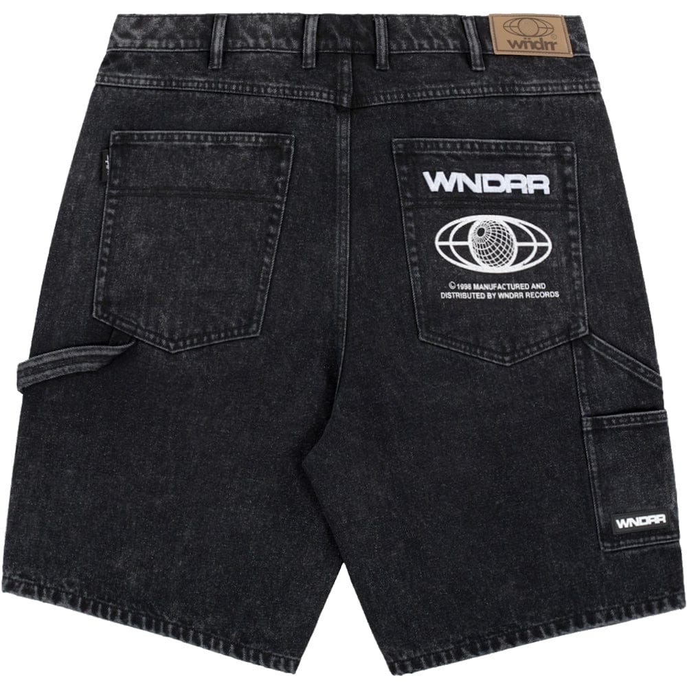 WNDRR Booster Denim Short - Washed Black