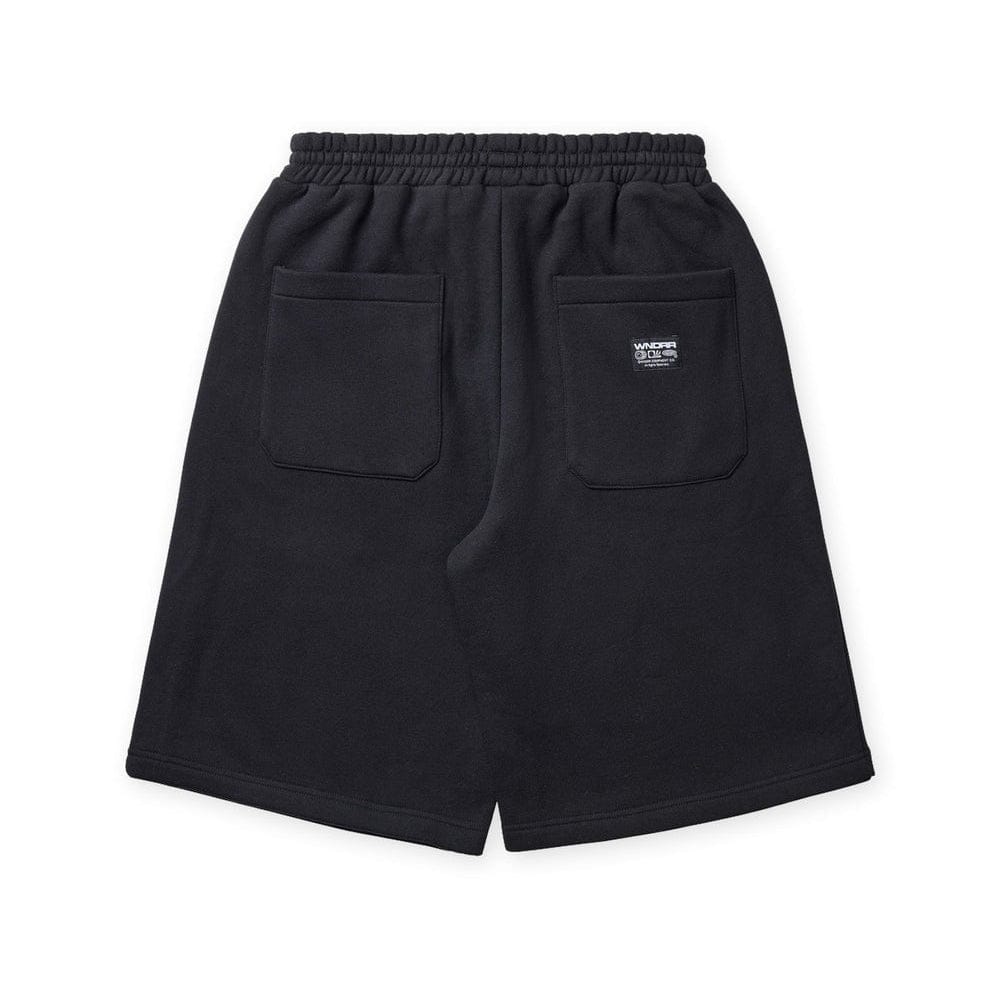 WNDRR Halo Baggy Trackshort - Black