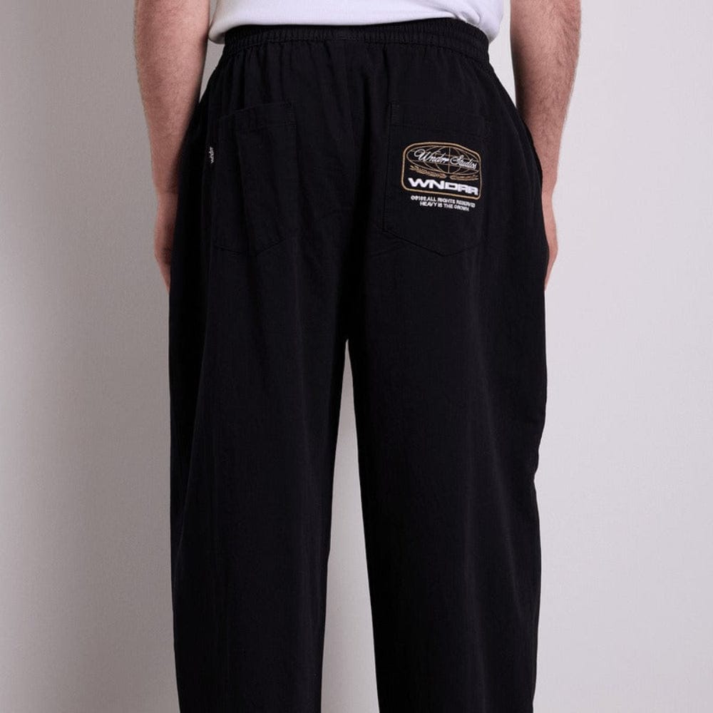 WNDRR Maison Pleated Pant - Black