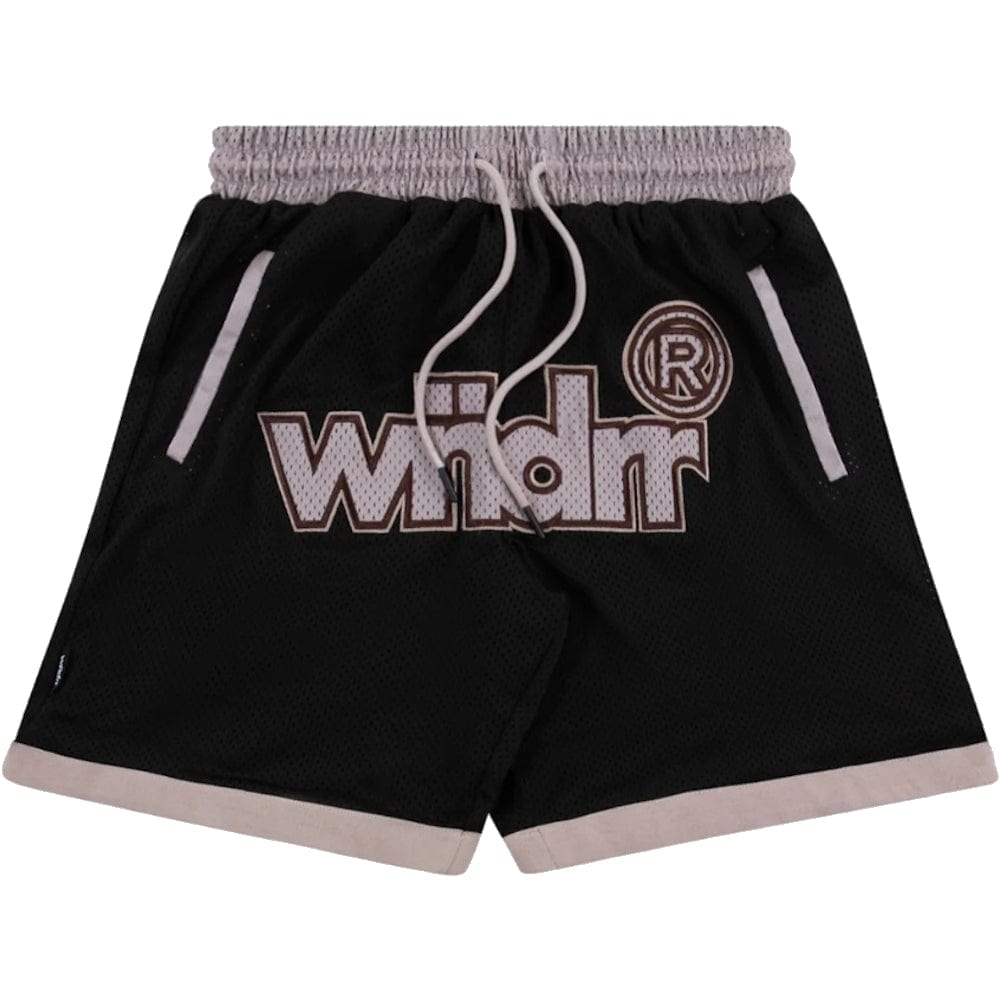 WNDRR Offcut Court Short - Black / Gold