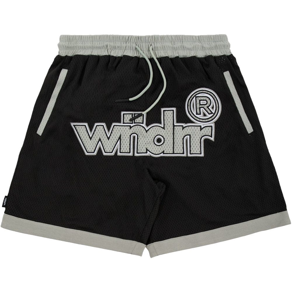 WNDRR Offcut Court Short - Black / Grey