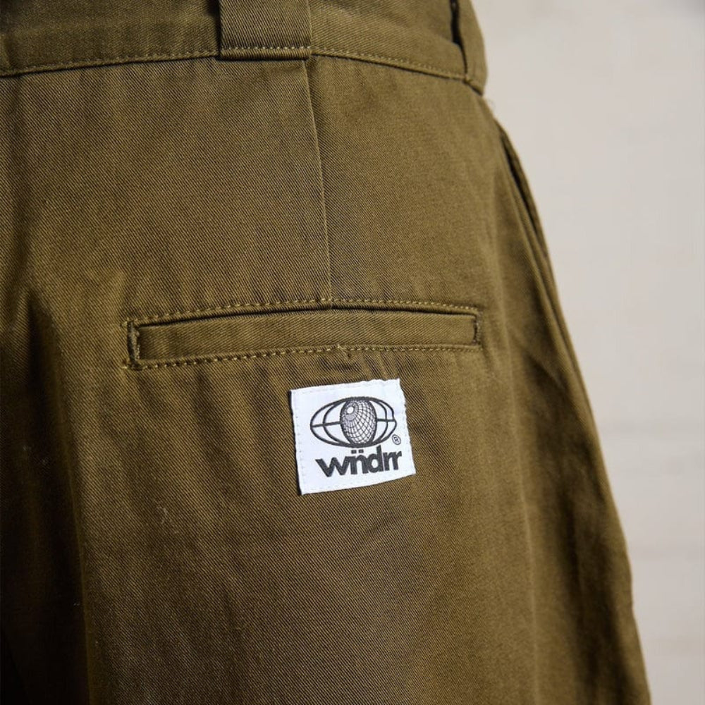 WNDRR Revoked Cargo Short - Moss Green