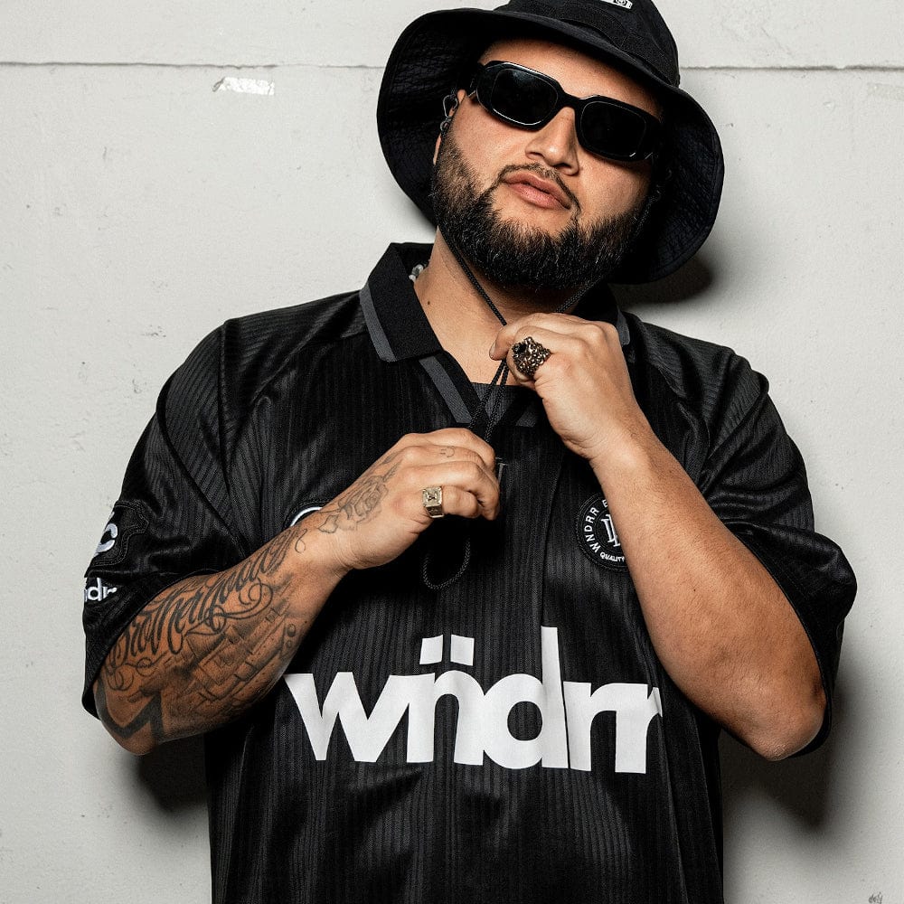 WNDRR Accent Football Jersey - Black